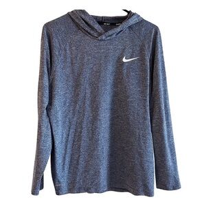 Nike Heathered Blue Dri-FIT Top